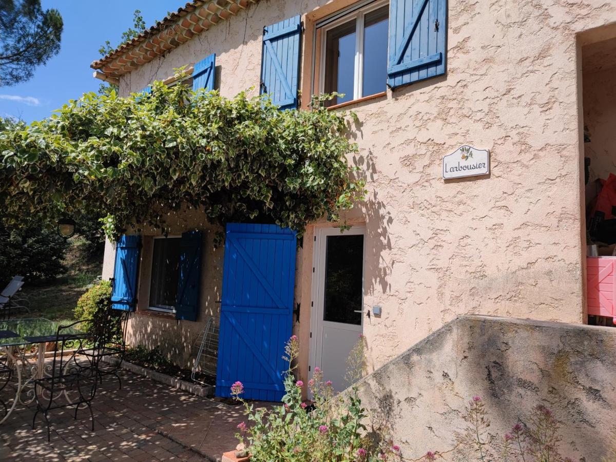 Appartement En Pleine Nature Avec Piscine Chauffee Collobrières 외부 사진